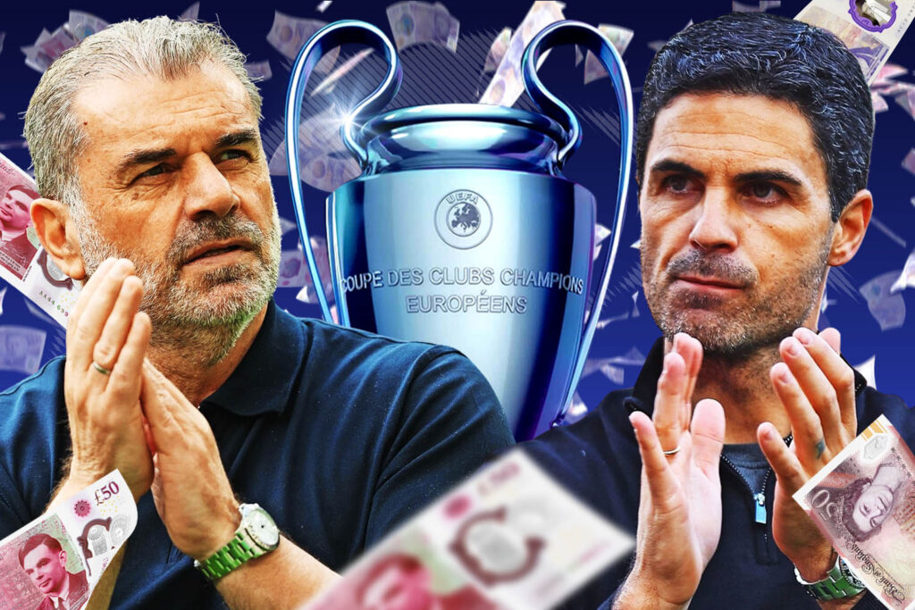 How Tottenham will get MORE money than Arsenal for being in the Champions League next season