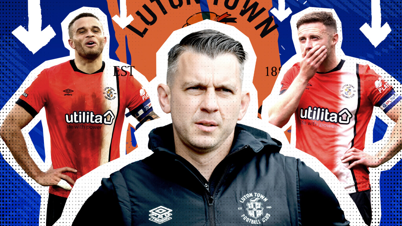 From Man Utd to Mansfield… where it all went wrong for Luton as they’re relegated twice and end up in League One