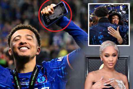 Chelsea star Jadon Sancho sparks rumours he is dating celebrity as eagle-eyed fans spot major clue on his phone