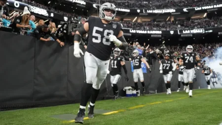 Jackson Powers-Johnson details how he took Raiders center job by force