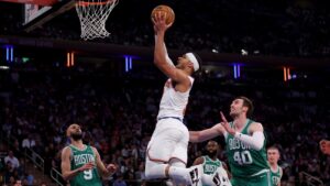 Josh Hart records first Knicks playoff triple-double in over 50 years to help eliminate Celtics in Game 6
