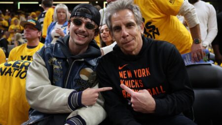 Ben Stiller talks bonding over basketball with Timothée Chalamet, a 'genuine Knicks fan through and through'