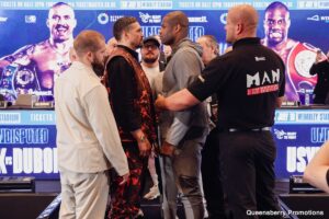 The Face of Fear: Daniel Dubois’ Intimidated Gaze Across From Usyk Foreshadows Another Defeat