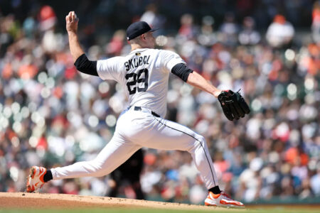Tigers’ Tarik Skubal shuts out Guardians with 13 Ks, 94 pitches in 5-0 win