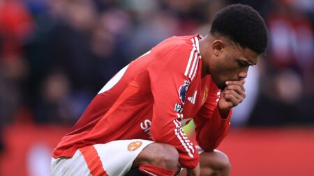 Amad Diallo issues grovelling apology to Man Utd fans after Europa League final and vows ‘this will never happen again’