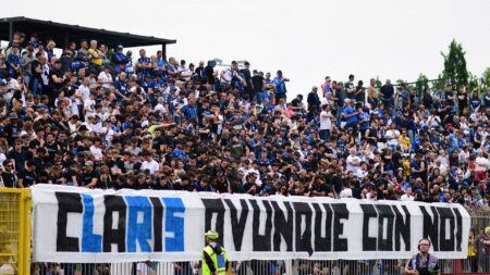Atalanta fan, 26, dies after being ‘stabbed in the back’ in violent clashes with Inter Milan supporters as man arrested
