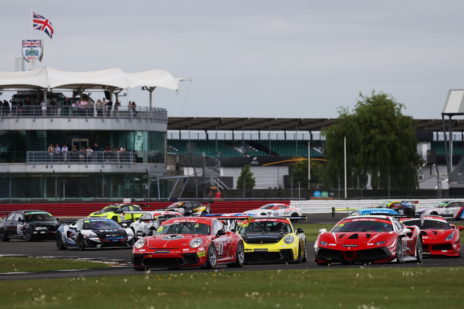Porsche of Gambrell and Lloyd scored another Britcar Endurance victory