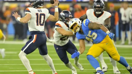 Broncos, Chargers predicted to collide on major holiday during 2025 season