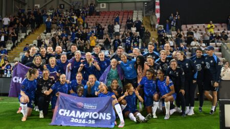 Lucy Bronze wants WSL champions Chelsea ‘to stay unbeaten’ with Blues targeting invincible end to season