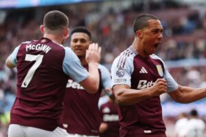 Aston Villa 1 Fulham 0: Early Tielemans goal fires Villans level on points with Chelsea in race for Champions League