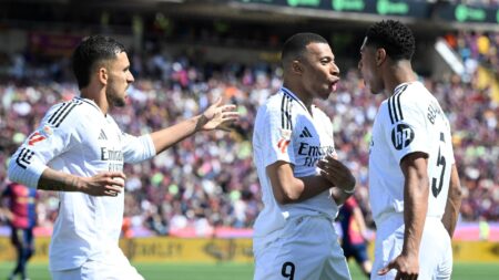 Barcelona vs Real Madrid LIVE SCORE: Garcia pulls one back for Barca after Mbappe’s early double in thrilling El Clasico