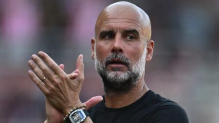 ‘I’m not being sarcastic’ – Pep Guardiola fumes at Premier League double standards after Man Utd clash moved