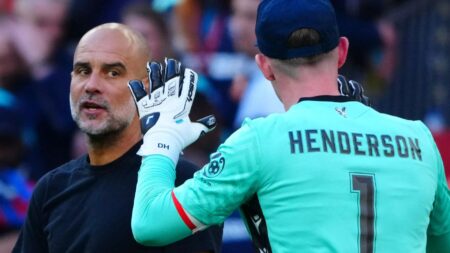 Pep Guardiola’s spiky five-word message to Dean Henderson after FA Cup final revealed by lipreader