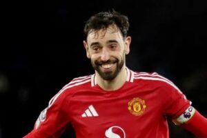 Bruno Fernandes is so ‘football sick’ his Man Utd team-mates spotted him watching obscure Polish match on train platform