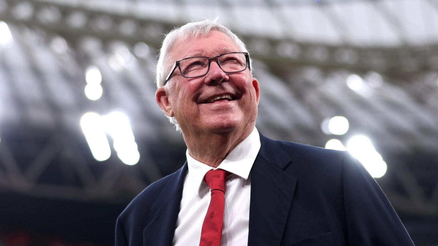 Sir Alex Ferguson arrives for last ever away game in Man Utd job after brutal Sir Jim Ratcliffe cuts