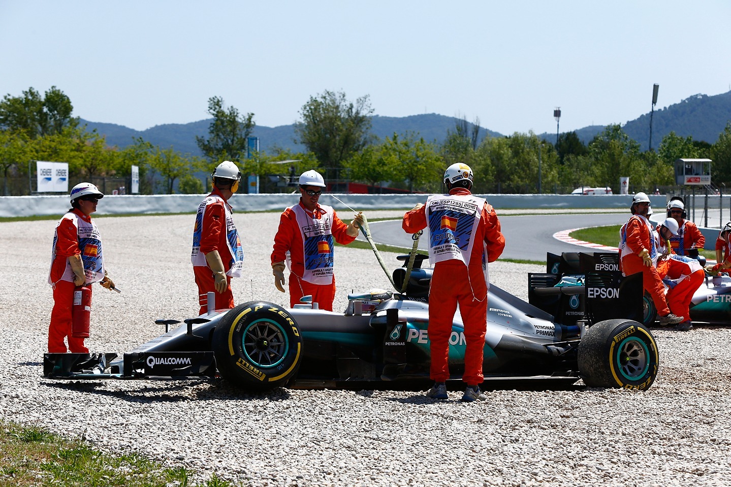 With both Mercedes drivers out on the spot, it was a huge opportunity for its rivals to capitalise