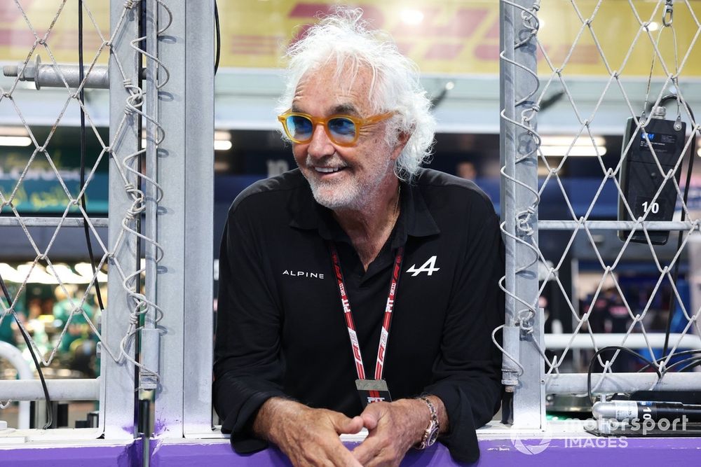 Flavio Briatore, Alpine F1 looks on during the F1 Grand Prix of Saudi Arabia