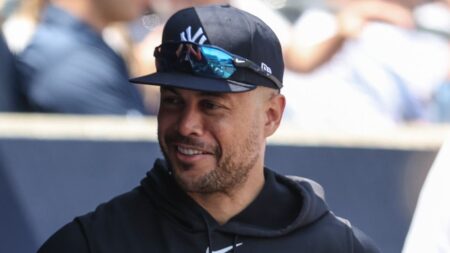 Yankees' Brian Cashman: Giancarlo Stanton set for live BP, 'getting really close to doing a rehab assignment'