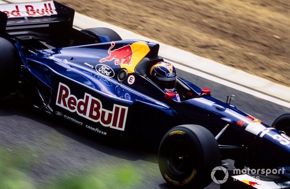 Frentzen took Sauber to its first F1 podium in only its third ever season