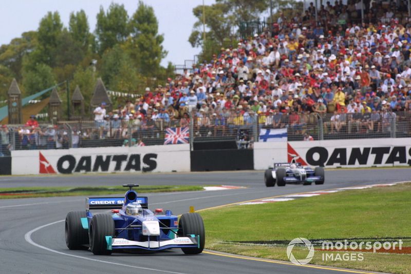 Heidfeld claimed his first F1 points at Albert Park after a torrid debut year at Prost 