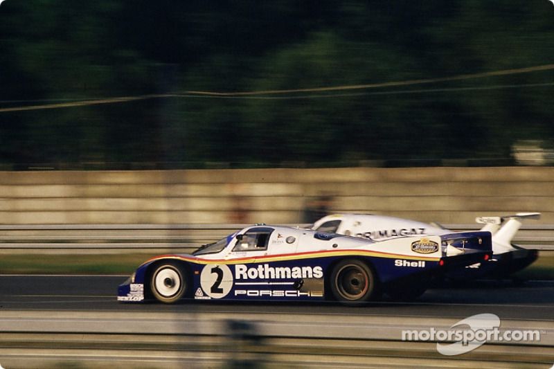 #2 Rothmans Porsche Porsche 956: Jochen Mass, Stefan Bellof, 1983 Le Mans 24 Hours