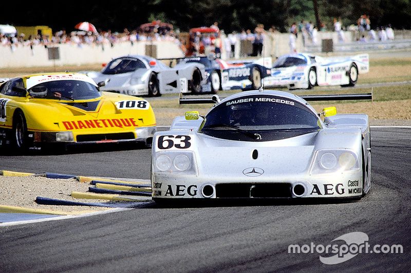 #63 Team Sauber Mercedes, Sauber C9 Mercedes-Benz: Jochen Mass, Manuel Reuter, Stanley Dickens, 1989 Le Mans 24 Hours