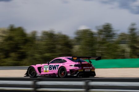 Auer dominates to win opener from Engel