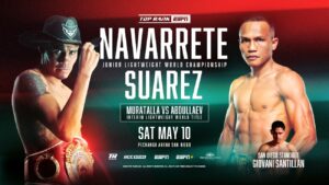 Navarrete vs. Suarez and Muratalla vs. Abdullaev – Weigh-in Results for Saturday
