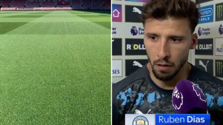 ‘You know nothing!’ – Southampton groundsman calls out Ruben Dias in hilarious X post after Man City star’s pitch rant