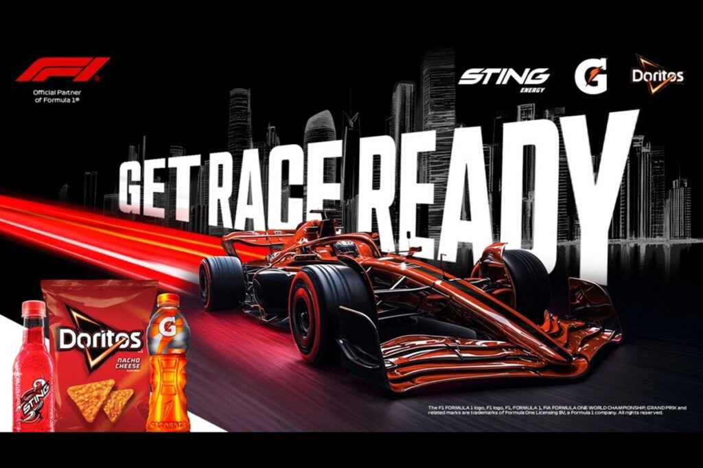 New partnership brings PepsiCo brands to F1