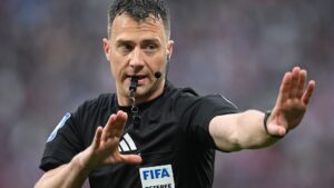 PSG vs Arsenal referee served six-month ban for match-fixing after accepting bribe and was blasted by Bellingham