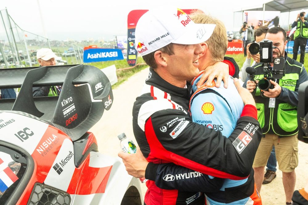Tanak was denied in Portugal once again - but through no lack of pace which Ogier acknowledged