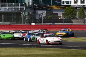 Short twice at the head of squabbling MX-5 Cup pack at Silverstone