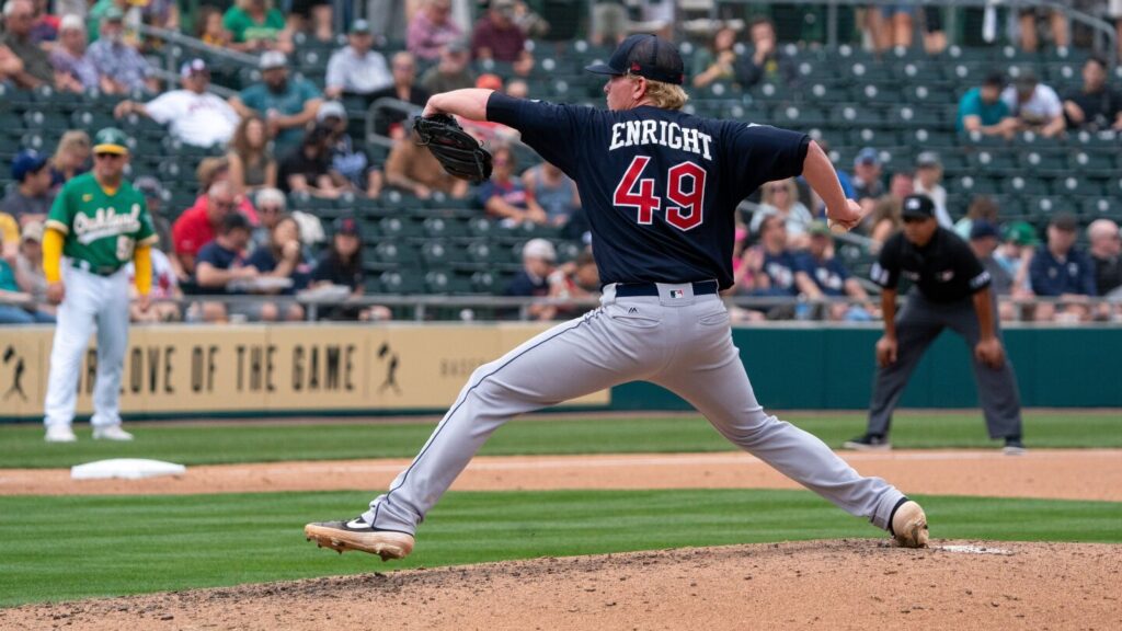 Nic Enright completes journey from cancer diagnosis to MLB debut with Cleveland Guardians