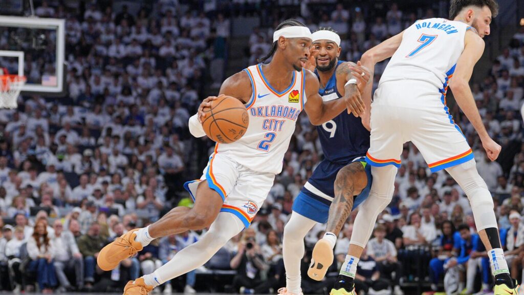 Shai Gilgeous-Alexander’s 40, Thunder defense forcing 23 turnovers has OKC one win from NBA Finals
