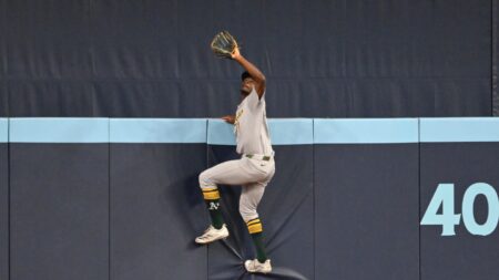 Athletics rookie Denzel Clarke’s first major league home run comes in native Toronto