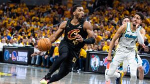 Donovan Mitchell scores 43 and Cavaliers beat the Pacers 126-104 to cut series deficit to 2-1