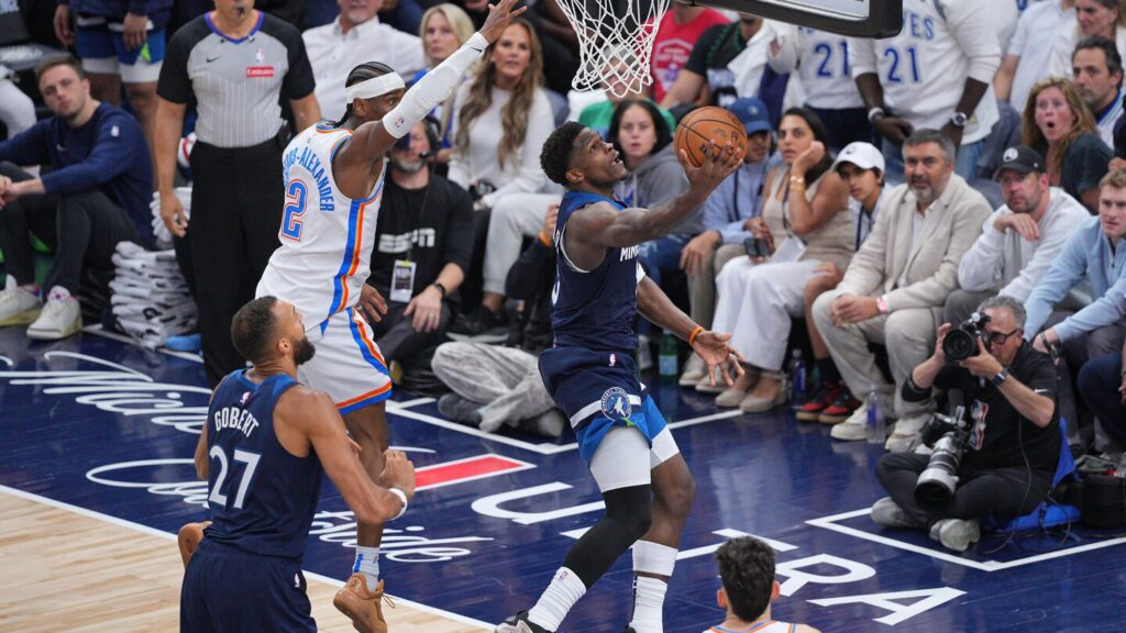Edwards, Timberwolves strike back with 143-101 win to cut Thunder’s West finals lead to 2-1