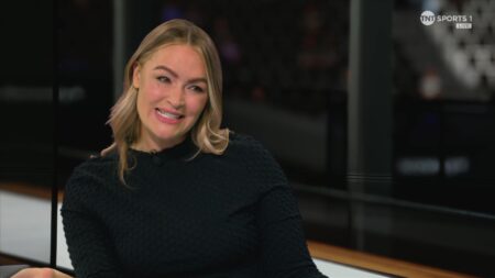 Laura Woods returns to TV for first time since giving birth to baby boy and loves how TNT Sports welcomed her back – The Sun
