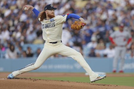 Dodgers can’t keep pace with Nationals after giving up five home runs in loss