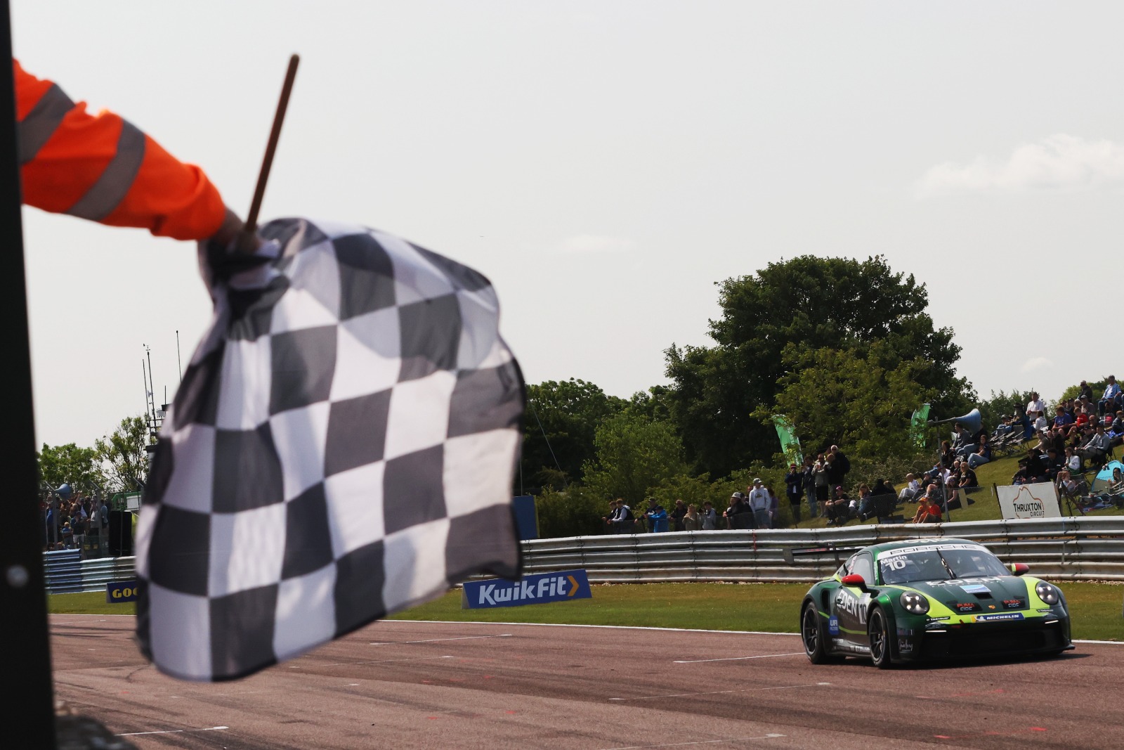 Martin was back on the podium for the first time since the season-opening race