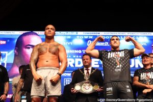 Fabio Wardley 243 vs. Justin Huni 248 – Official Weigh-in Results for DAZN