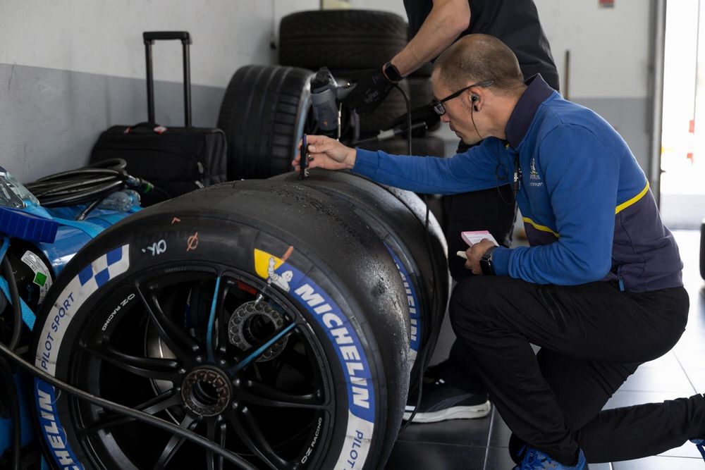 Michelin slick tyres made from 50% sustainable materials, WEC Test Paul Ricard