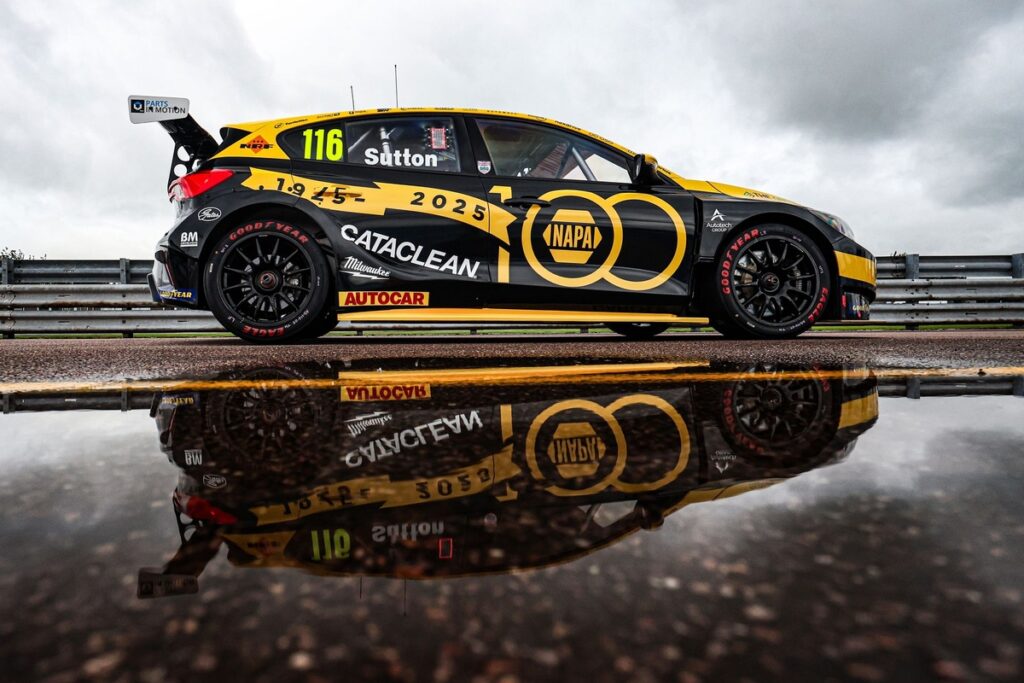 Sutton ends pole drought in rainy qualifying