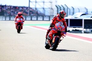Bagnaia rues “horrible race” as braking problems persist in sprint race