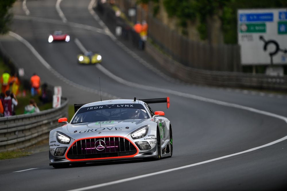 #63 Iron Lynx Mercedes-AMG LMGT3: Stephen Grove, Brenton Grove, Luca Stolz