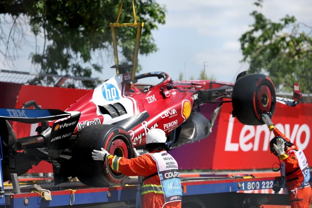Leclerc out for F1 Canadian GP Friday practice day after FP1 crash
