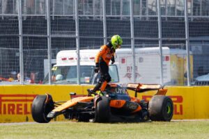 Norris accepts fault after crashing into Piastri during F1 Canadian GP