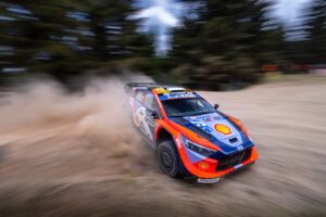 Tanak pulls clear of Ogier while Rovanpera retires