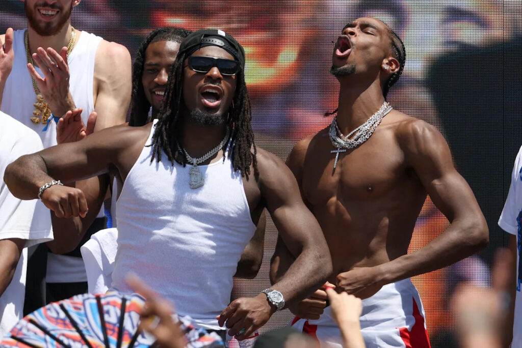 Shai Gilgeous-Alexander, Thunder celebrate NBA championship parade alongside fans: ‘Don’t ever forget this’